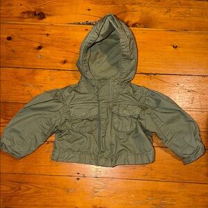 Old Navy Olive Green Cropped Army Jacket